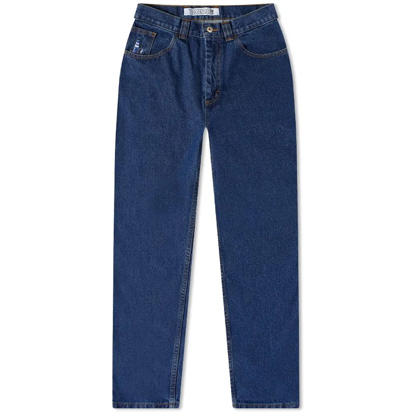 Jeans Polar Skate Co. Polar Skate Co. 92! Denim Jeans Blå | PSC-CO-92DENIM-DRKBLU