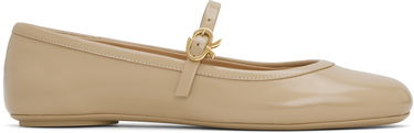Sneakers och skor Gianvito Rossi Carla Ballerina Flats Beige | G22223-05GOM-NUI, 0