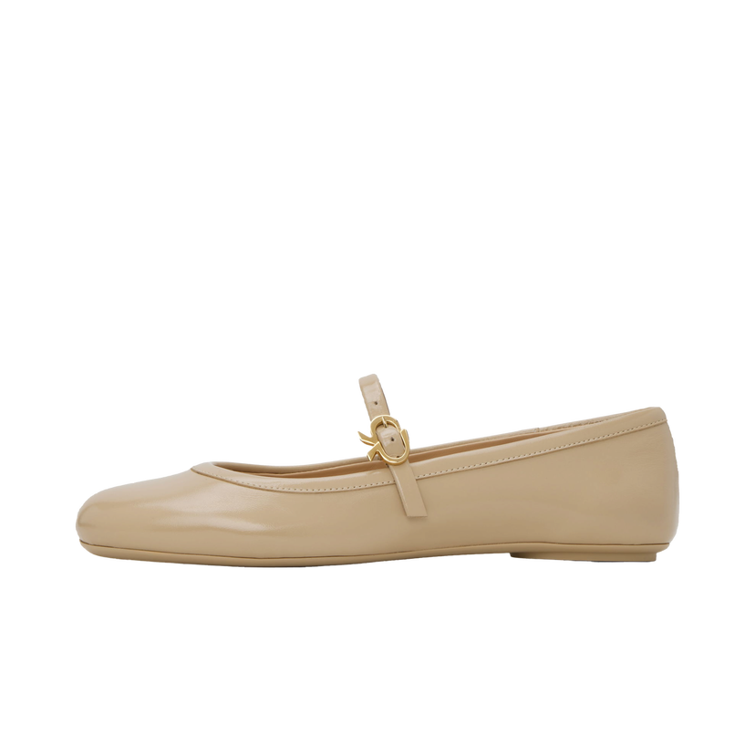 Sneakers och skor Gianvito Rossi Carla Ballerina Flats Beige | G22223-05GOM-NUI
