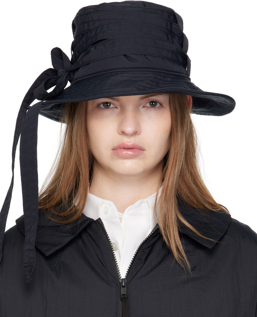 Hatt Y-3 Y-3 Cinch Bucket Hat Svart | JX8362