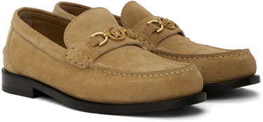 Skovård Versace Versace Giuliano Suede Loafers Beige | 1013592_1A13357, 3