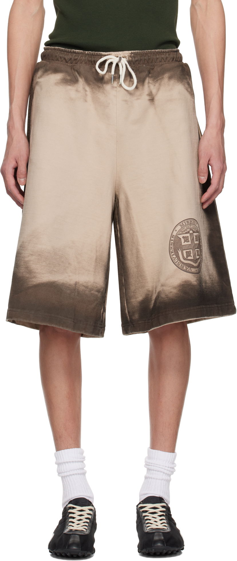Shorts MISBHV MISBHV Oversize Mud Shorts Beige | 250M354