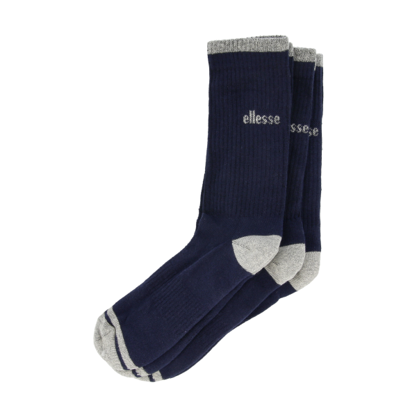 Strumpor Ellesse Sport Crew Socks 3-Pack Mörkblå | ELS241102-04, 0