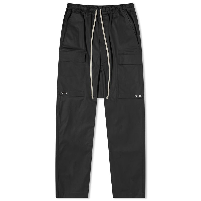 Cargo byxor Rick Owens Long Cargo Pants Svart | RU02C7379-TE-09