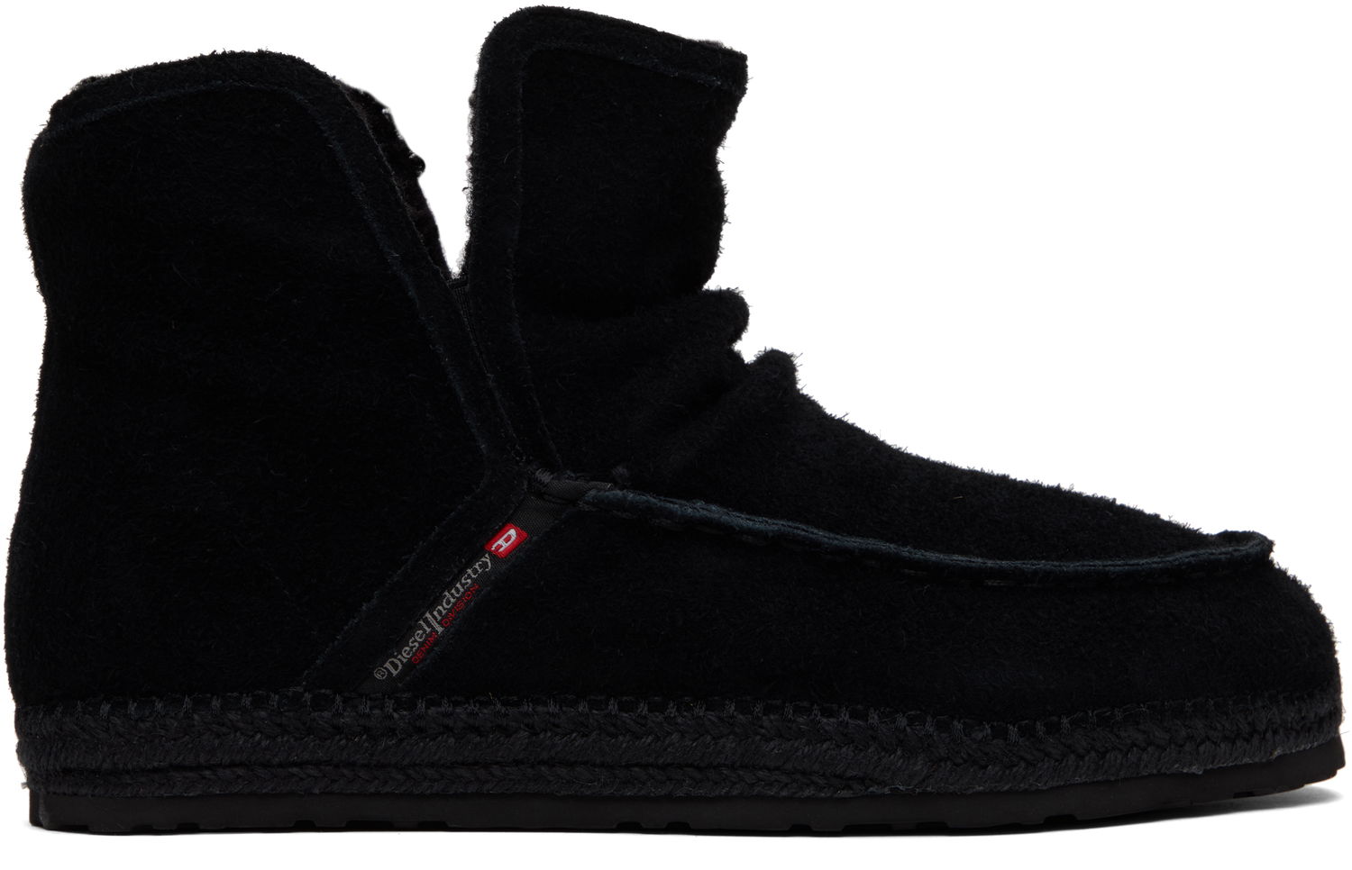 Sneakers och skor Diesel D-Lukas Akb Felt Espadrille Ankle Boots Svart | Y03619-P6898-T8013, 0