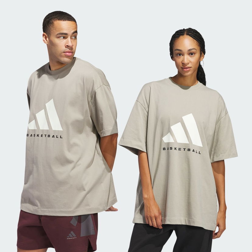 T-shirt adidas Performance Basketball T-Shirt Beige | JD6127