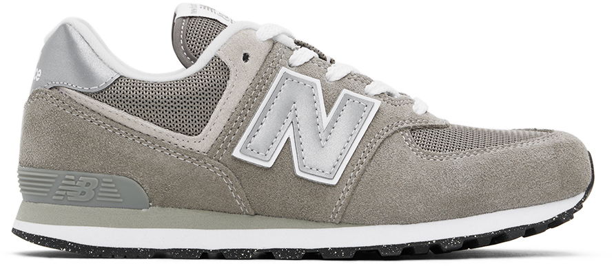 Kläder New Balance 574 Core Big Kids Grå | GC574EVG, 0