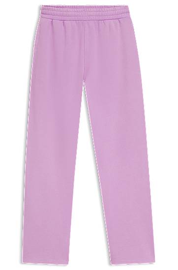 Träningsbyxor BOSS Loose-Fit Cotton Terry Tracksuit Bottoms Purpur | 50545019