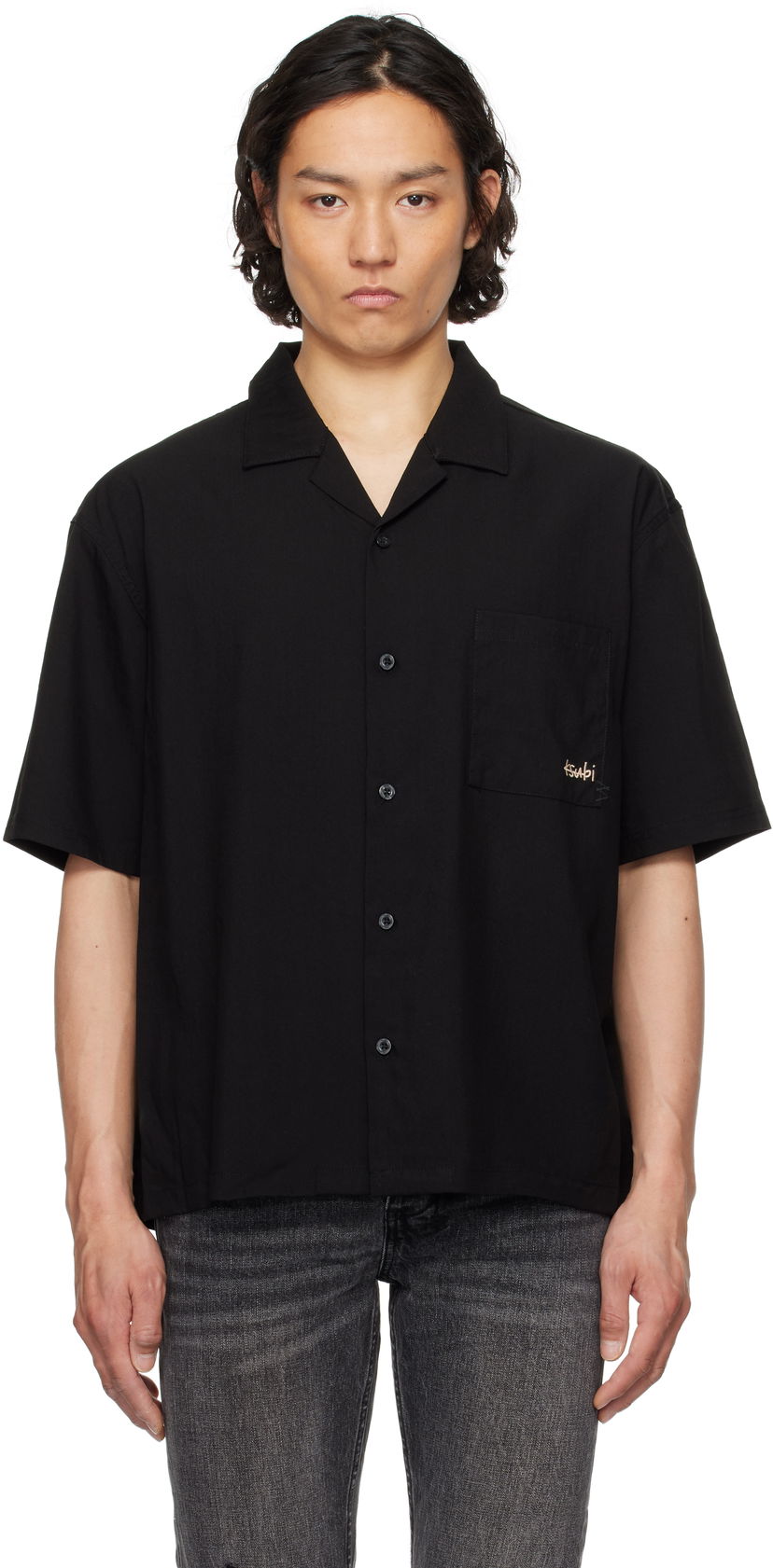 Skjorta Ksubi Ksubi 1999 Diner Short Sleeve Shirt Svart | MSP25SH015