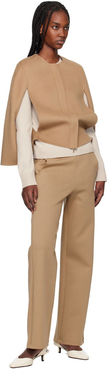 Väst Max Mara Max Mara Helene Wool Cape Jacket Brun | 2519731011600, 3