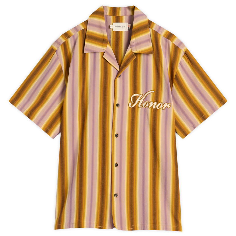 Skjorta Honor The Gift Honor the Gift Auto Shop Camp Shirt Flerfärgad | HTG250130-BRN
