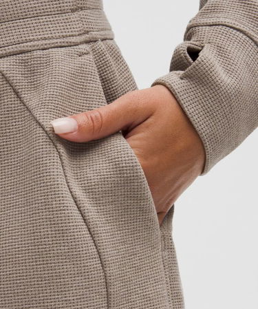 Shorts lululemon Scuba High-Waisted Waffle Short 13cm Beige | prod20005307, 4