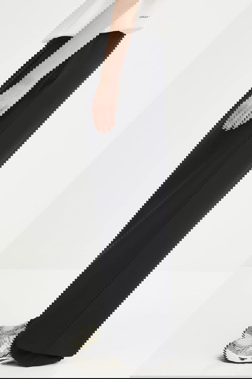 Byxor PANGAIA Pangaia DNA Double Jersey Pleated Trousers Svart | 10002356, 1