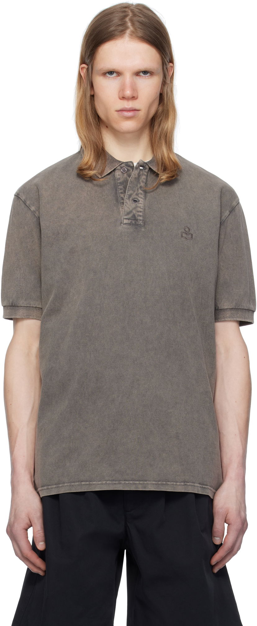 Polotröja ISABEL MARANT Isabel Marant Afko Polo Brun | PL0003HA-C2K01H