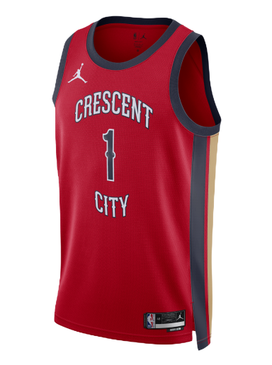 Jersey Jordan Dri-FIT NBA Swingman Zion Williamson New Orleans Pelicans Statement Edition 2023/24 Jersey Röd | DX8655-657