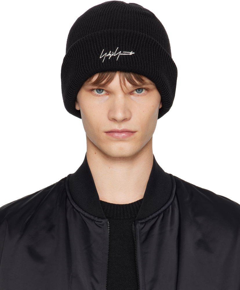 Mössa Yohji Yamamoto Y-3 KURO Knitted Beanie by Yohji Yamamoto Svart | JZ0908