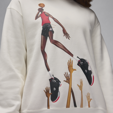 Sweatshirt Jordan Jordan Artist Series Dariena Birkse Vit | HF5476-133, 1