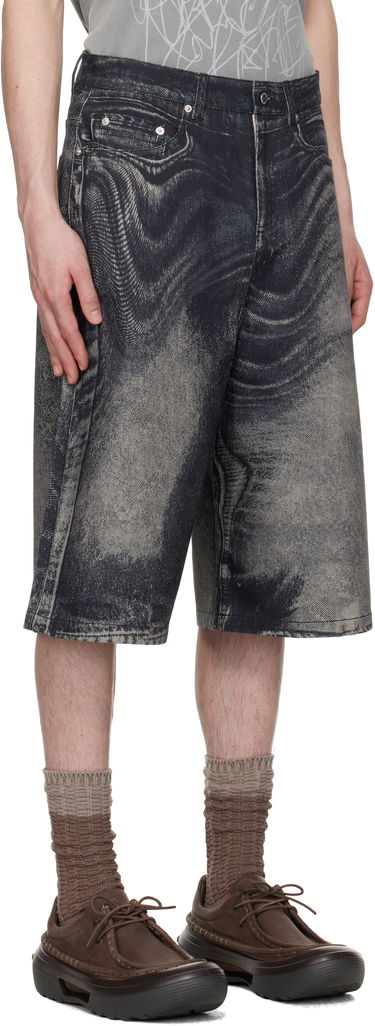 Shorts Camper Camperlab Trompe-L'œil Denim Shorts Blå | AU00007-003, 1