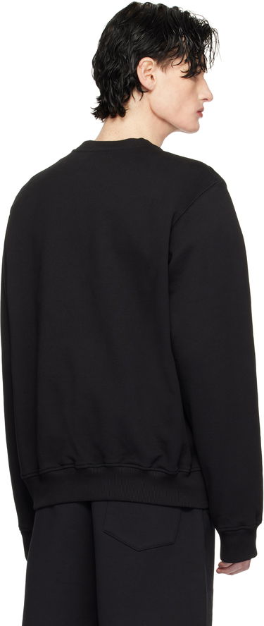 Sweater Casablanca Pearl Diamond Patch Sweatshirt Svart | MPS25-JTP-293-06, 2