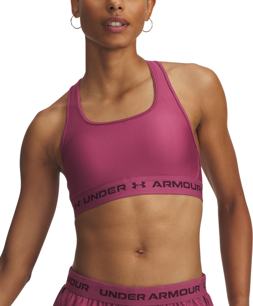 Behå Under Armour Crossback Mid Bra Purpur | 1361034-659