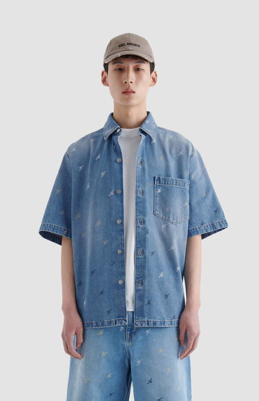 Skjorta AXEL ARIGATO Miles Shirt Blå | A2084001, 7