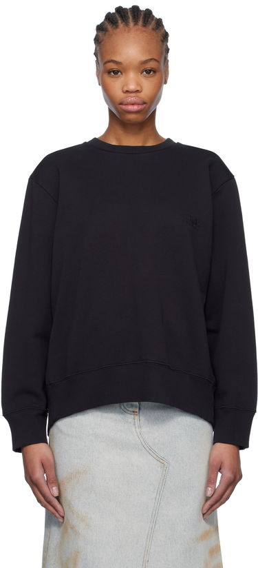 Sweater Maison Margiela MM6 Maison Margiela Spliced Logo Sweatshirt Svart | S52GU0240 M25012, 0