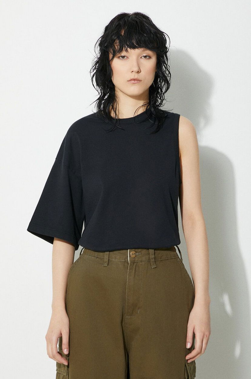 Linne UNDERCOVER Undercover One Sleeve T-Shirt Svart | UC1D1806