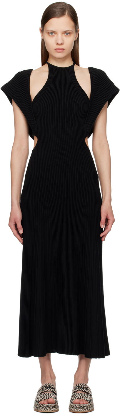 Klä CHLOÉ Cutout Maxi Dress Svart | CHC24UMR01520