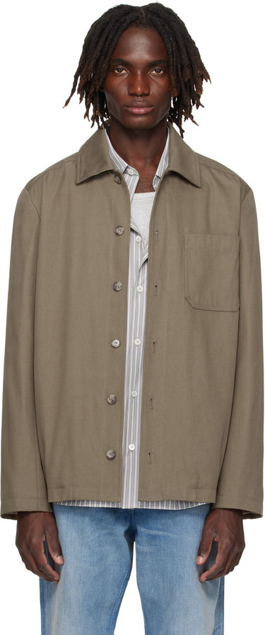 Jacka A.P.C. A.P.C. Jeffray Button-Up Jacket Grön | COFCO-H02991, 0