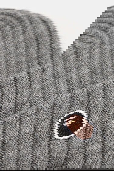 Mössa BAPE A Bathing Ape One Point Beanie Grå | 1K80281003, 2