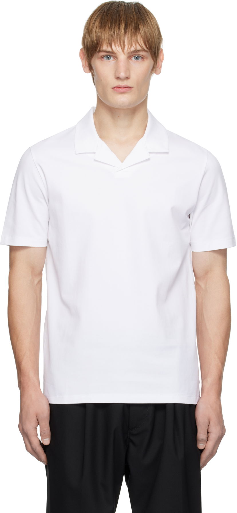 Polotröja BOSS Bowling Polo Shirt Vit | 50530169