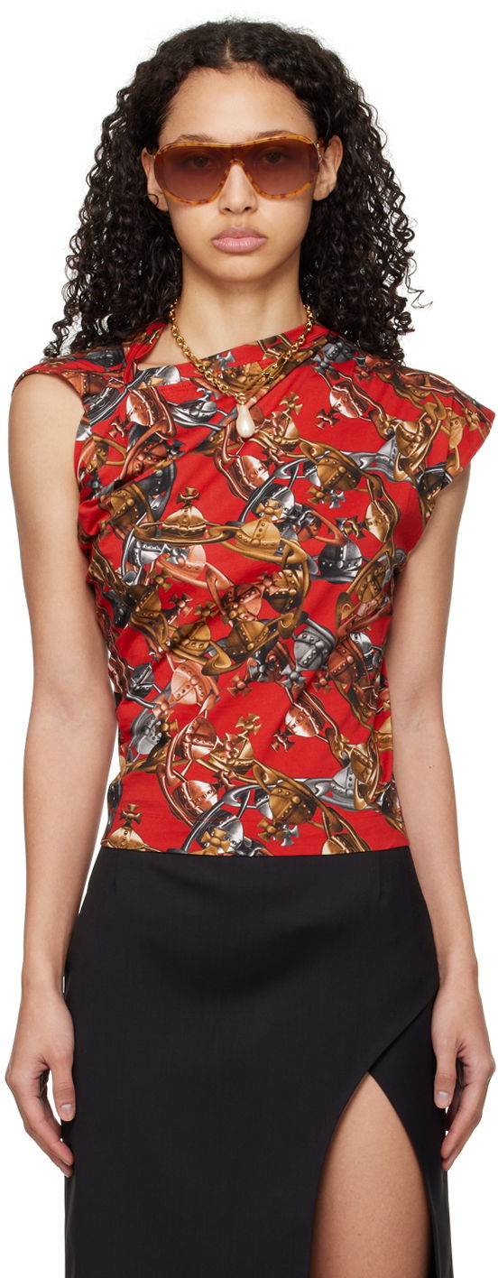 T-shirt Vivienne Westwood Hebo T-Shirt Röd | 1504000A-J006F-