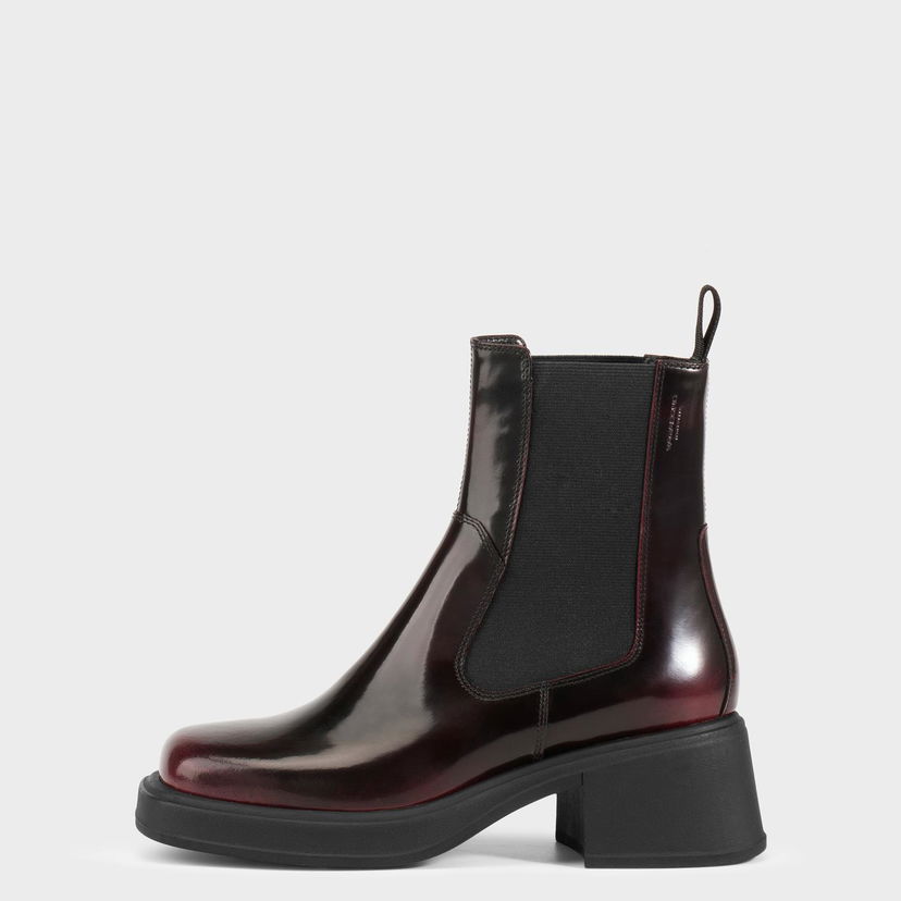 Sneakers och skor Vagabond Vagabond Dorah Patent Leather Chelsea Boots Bourgogne | 5642-004-54