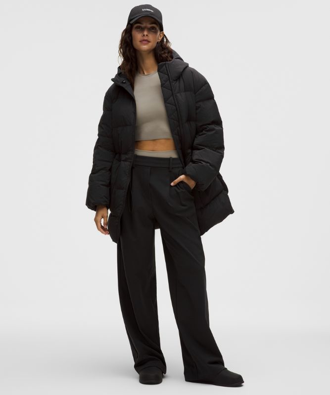 Pufferjacka lululemon 600-Fill-Power Down Adjustable Waist Puffer Jacket Svart | prod20003739, 0