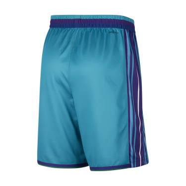 Shorts Nike Dri-FIT NBA Swingman Charlotte Hornets Hardwood Classics 2023/24 - Modrá Turkos | DX8723-415, 4