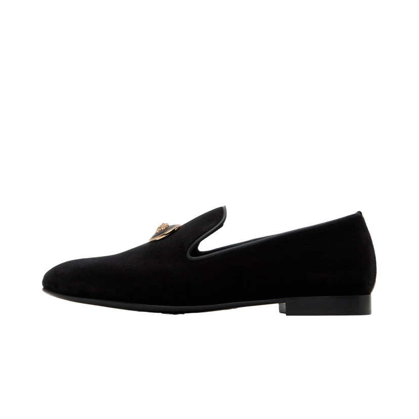 Sneakers och skor Versace Black Medusa Slippers Svart | 1012629_1A09123