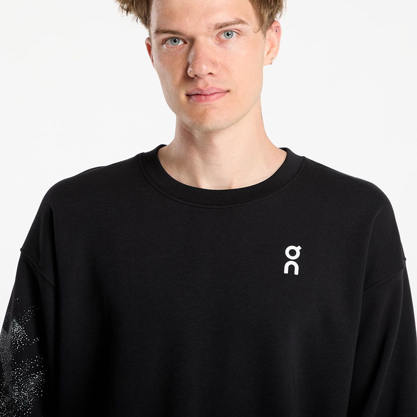 Sweatshirt On Running Club Crew Graphic Sweatshirt Svart | 1MF30540192