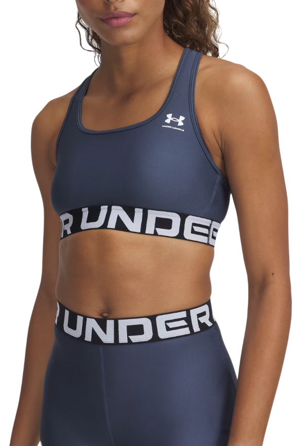 Behå Under Armour Under Armour HG Mid Branded Sports Bra Blå | 1383544-044