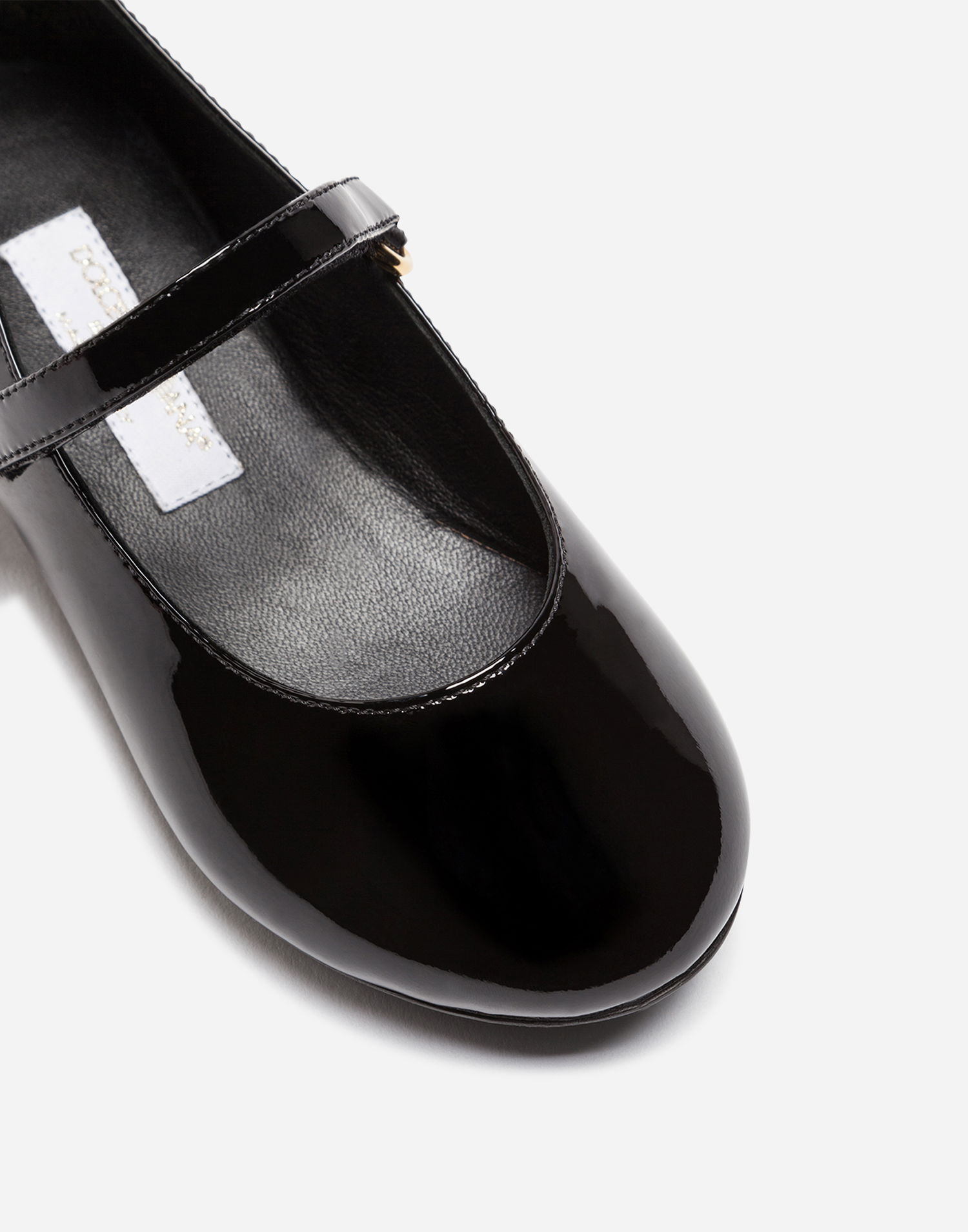 Sneakers och skor Dolce & Gabbana Dolce & Gabbana Leather Ballet Flats Svart | D10699A132880999, 1