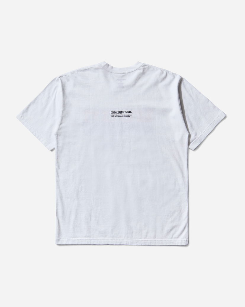T-shirt Neighborhood NH 251 Spot SS-10 Tee Vit | 251PCNH-ST15S WHITE
