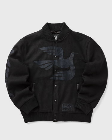 Bomberjacka By Parra Embroidered Flying Bird Varsity Jacket Svart | 54365, 0