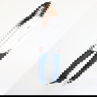 Skjorta Tommy Hilfiger Tommy Jeans Oversized Badge Oxford Shirt Vit | DW0DW20289 YBL, 3