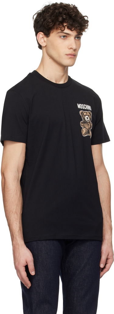 T-shirt Moschino Moschino Teddy Bear Graphic T-Shirt Svart | 251ZZV071102411555, 1
