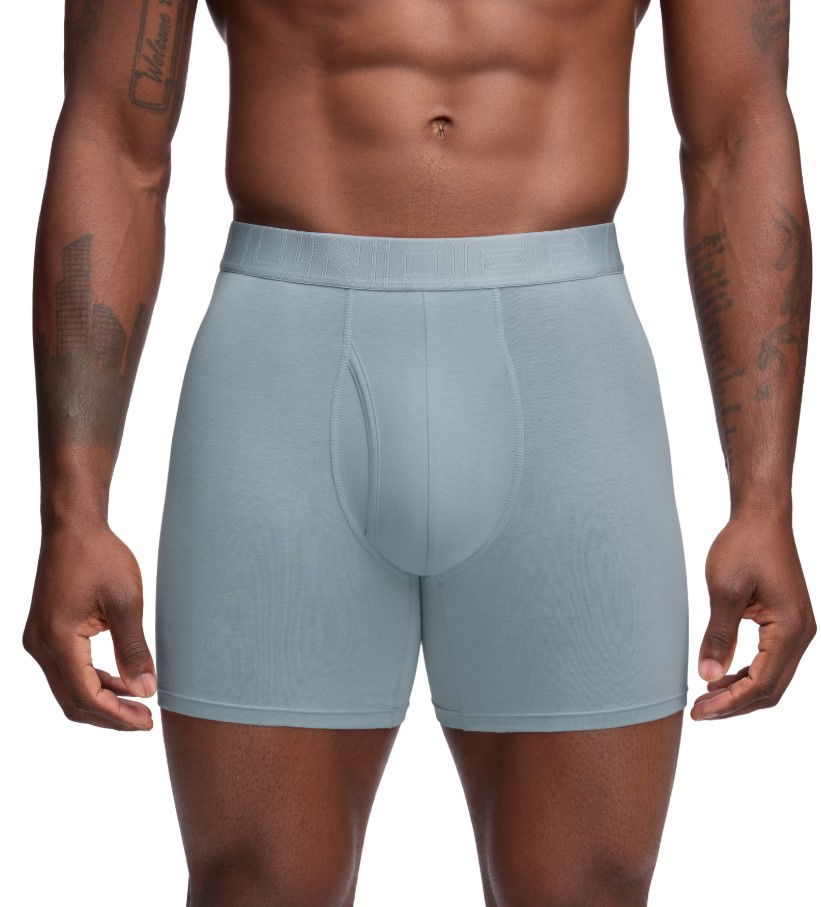 Boxare Under Armour Under Armour Performance Cotton 6" Boxer Briefs - 3-Pack Grå | 1383889-465