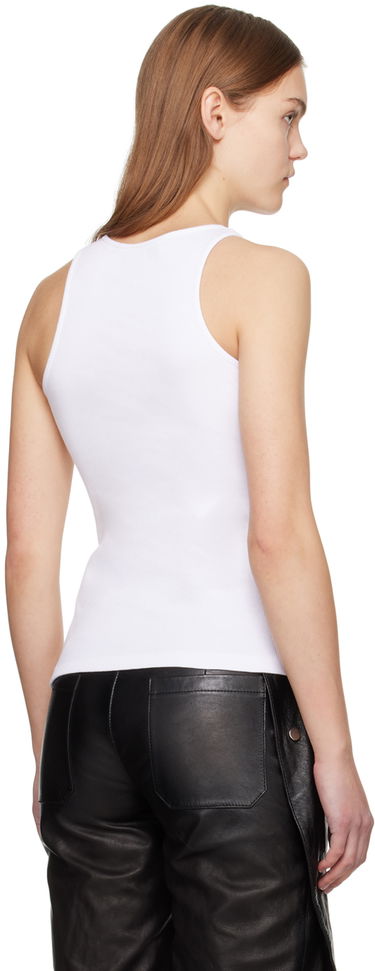 Linne Blumarine Crystal Embellished Tank Top Vit | P422T059A, 2
