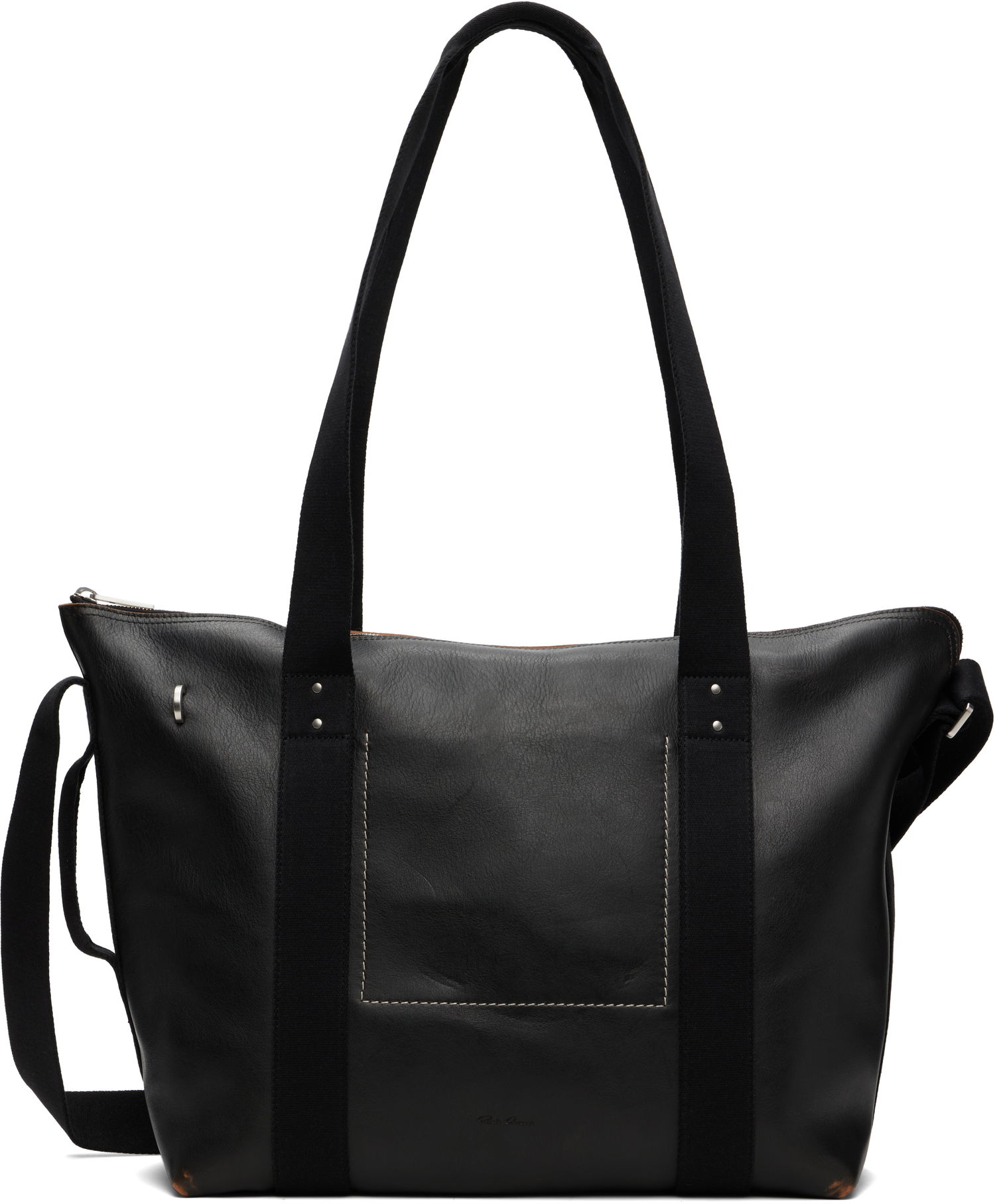 Tygpåse Rick Owens Rick Owens Concordians Trolley Tote Svart | RA02E0761 LGET, 0