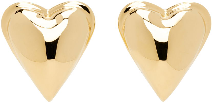 Örhängen Alaïa Heart Earrings Metallisk | AA2B068LA011