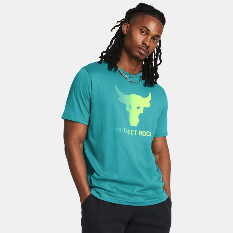 T-shirt Under Armour Project Rock Payoff Kurzarm-Shirt Blå | 1383191-464