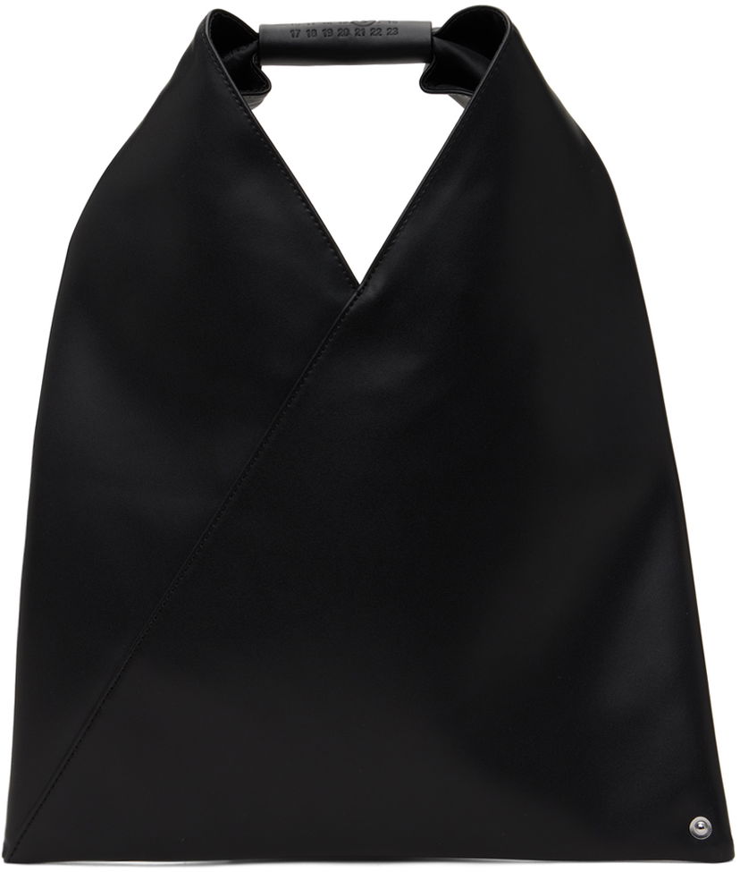 Tygpåse Maison Margiela MM6 Small Triangle Tote Bag Svart | S54WD0043 P6444
