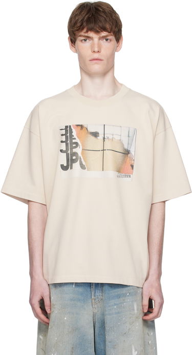 T-shirt Jean Paul Gaultier Jean Paul Gaultier Oversized Printed T-Shirt Beige | 25/03-W-TO293-J001-691501, 0
